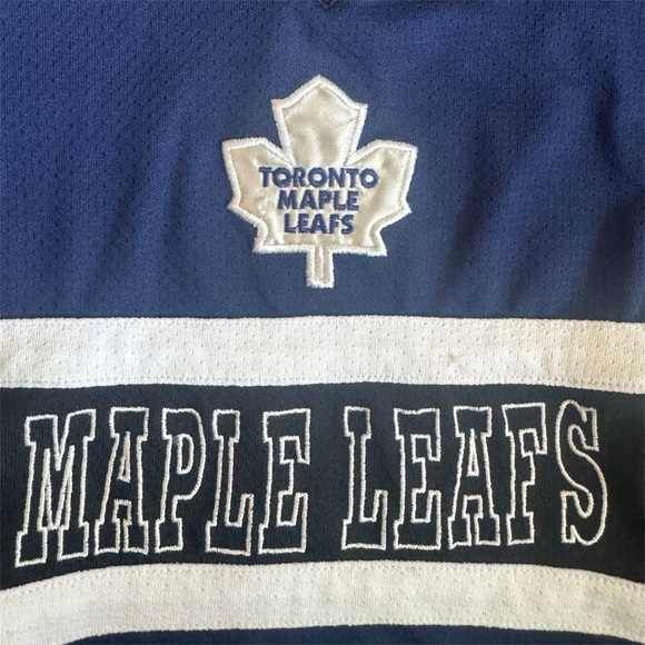 VTG Toronto Maple Leafs NHL Mighty Mac Sports Baby Hockey Jersey Size: 12 - Picture 3 of 7